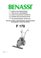 Benassi F170 Livret D'utilisation Et D'entretien