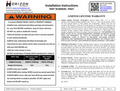 Horizon Global 76927 Instructions D'installation