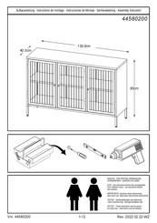 Unique Furniture 44580200 Instructions De Montage