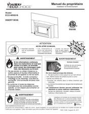 Heatilator ECO-CHOICE ECO-WINS18 Manuel Du Propriétaire