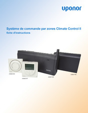 Uponor Climate Control II Fiche D'instructions