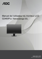 AOC G2460PQU Manuel De L'utilisateur