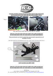 R&G RSET017BK Instructions De Montage