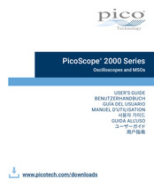 pico Technology PicoScope 2000 Série Manuel D'utilisation