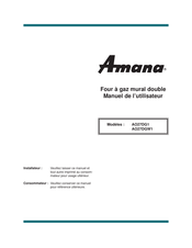 Amana AO27DGW1 Manuel De L'utilisateur