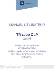 ITS EKSELANS TR 1200 OLP Manuel Utilisateur