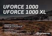 CF MOTO UFORCE 1000 XL Guide De L'utilisateur