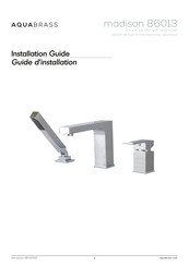 aquabrass madison 86013 Guide D'installation