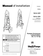 Liberty Pumps LGV Série Manuel D'installation