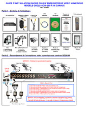 Q-See QSD2216C16-250 Guide D'installation Rapide