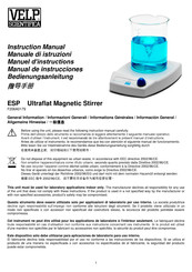 Velp Scientifica ESP Manuel D'instructions