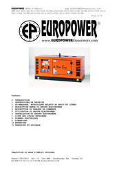 EuroPower New Boy EPS103DE KU/MA Mode D'emploi