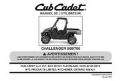 Cub Cadet CHALLENGER 500 Manuel De L'utilisateur