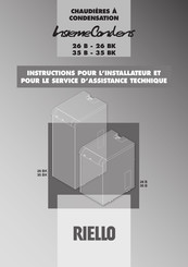 Riello 35 BK Instructions Pour L'installateur