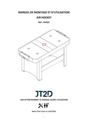 JT2D AHL01 Manuel De Montage Et D'utilisation