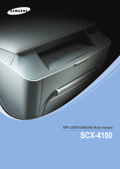 Samsung SCX-4100 Mode D'emploi