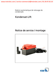 KSB Kondensat-Lift Notice De Service