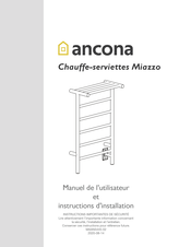 Ancona Miazzo Manuel De L'utilisateur Et Instructions D'installation