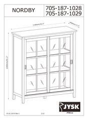 Jysk NORDBY 705-187-1028 Mode D'emploi