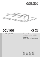 GiBiDi CL100 Instructions Pour L'installation