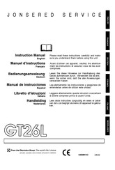 Jonsered GT26L Manuel D'instructions