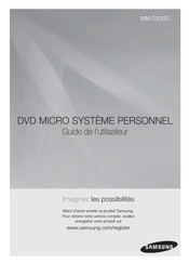 Samsung MM-D330D Guide De L'utilisateur