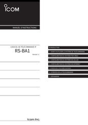 Icom RS-BA1 Manuel D'instructions