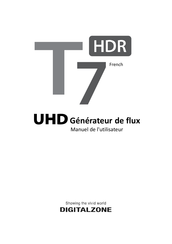 DigitalZone T7 HDR UHD Manuel De L'utilisateur