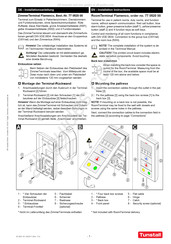 Tunstall 77 0520 00 Instructions D'installation