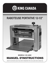 King Canada KC-426C Manuel D'instructions