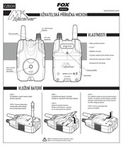 Fox Digital MX Receiver Mode D'emploi