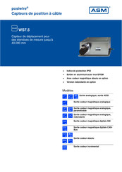 ASM posiwire WS7.5 Mode D'emploi