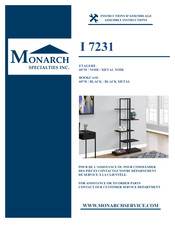 Monarch Specialties I 7231 Instructions D'assemblage