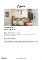 Vogel's MA 2040 Serie Guide D'installation