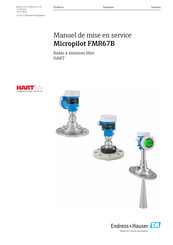 Endress+Hauser Micropilot FMR67B Manuel De Mise En Service