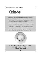 Kripsol PEP101.C Mode D'emploi