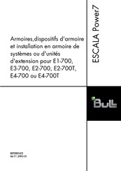 Bull ESCALA E5-700 Manuel D'instructions