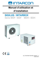 INTARCON Sigilus BDF Serie Manuel D'utilisation Et D'installation