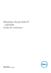 Dell G2723Ht Guide De L'utilisateur