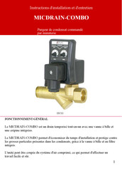 Contimac MICDRAIN-COMBO Instructions D'installation Et D'entretien