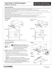 Lutron Ivalo Finire 3 Instructions D'installation