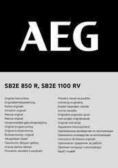 AEG SB2E 850 R Notice Originale