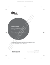 LG 39LF56 Série Manuel D'utilisation