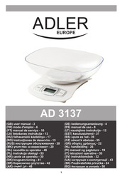 Adler europe AD 3137 Mode D'emploi