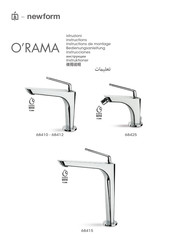 newform O'RAMA 68412 Instructions De Montage