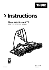 Thule 939021 Manuel D'instructions