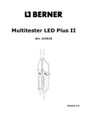 Berner 214018 Manuel D'utilisation