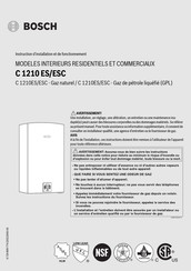 Bosch C 1210 ES Instructions D'installation Et De Fonctionnement