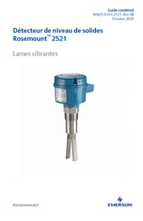 Emerson Rosemount 2521 Guide Condensé