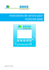 Bauer Ecostar 6000 Instructions De Service